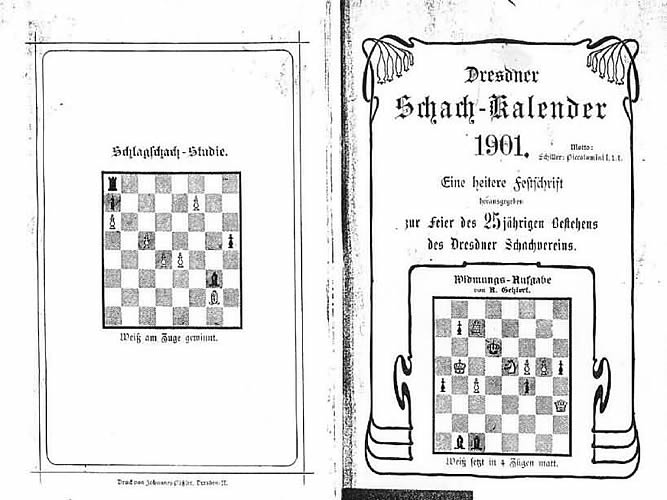 Dresdner Schachkalender 1901